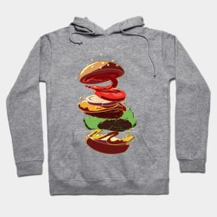 Burger time freeze Hoodie